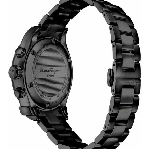 Sale! Ferragamo Black Signature Men's Watch - Picture 2 of 4